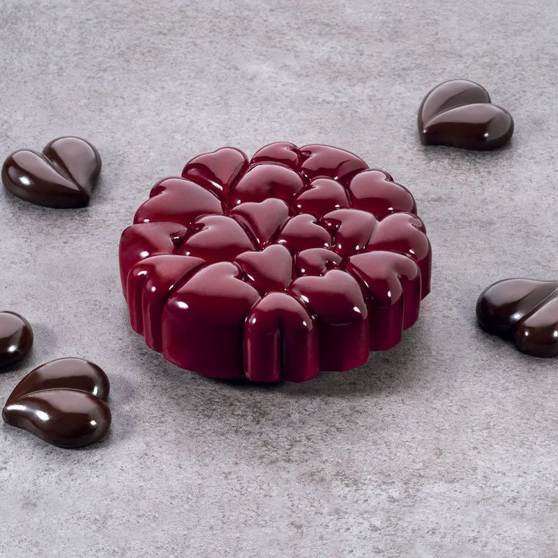 Lot de 3 Moules Saint Valentin + Livre Recettes Offert