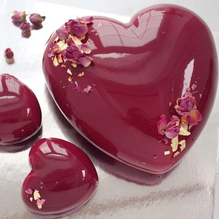 Lot de 3 Moules Saint Valentin + Livre Recettes Offert
