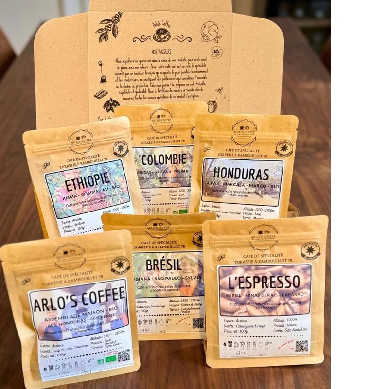 Coffret cafés - Gamme fixe