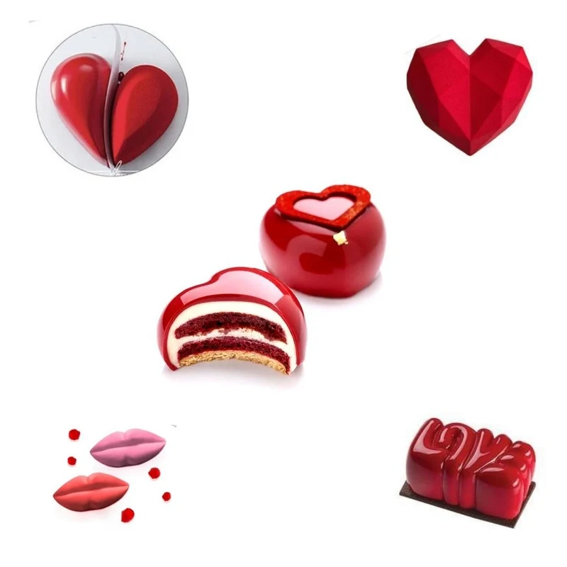 Moules Silicone Saint Valentin