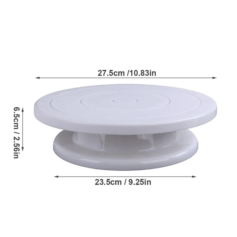 KIT plateau tournant + spatule ajustable + peigne racloir