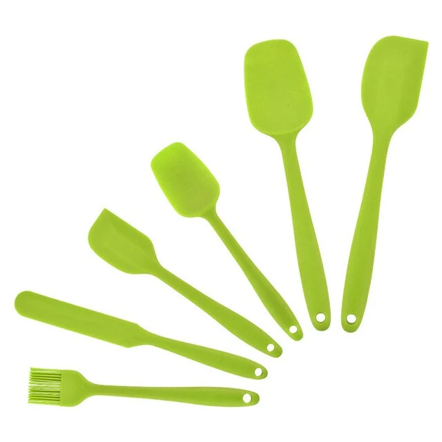 Lot de 6 ustensiles de cuisine silicone