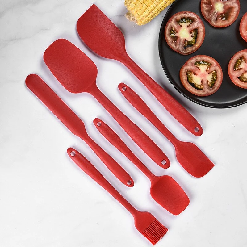 Lot de 6 ustensiles de cuisine silicone