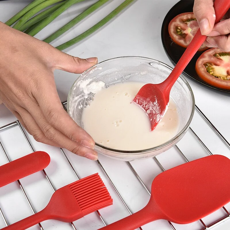 Lot de 6 ustensiles de cuisine silicone