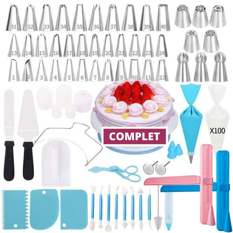 Spatule Ajustable + accessoires décorations Complet