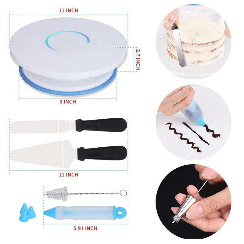 Spatule Ajustable + accessoires décorations Complet