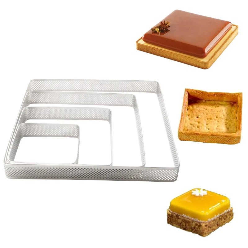 Cercles Inox Perforés - Tarte et Tartelette | Patisserie et Cuisine
