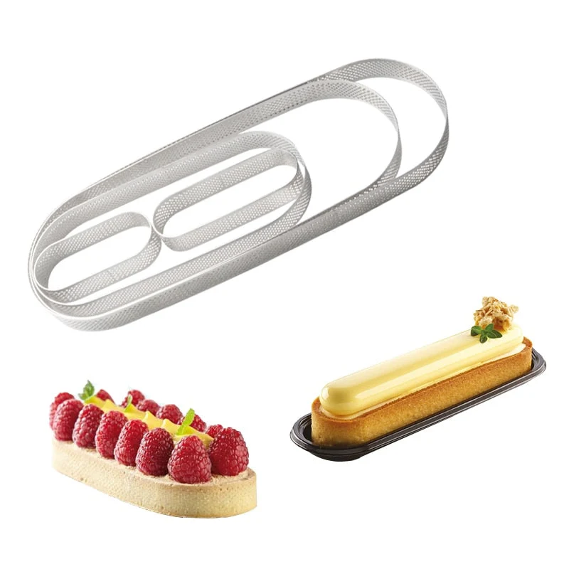 Cercles Inox Perforés - Tarte et Tartelette | Patisserie et Cuisine