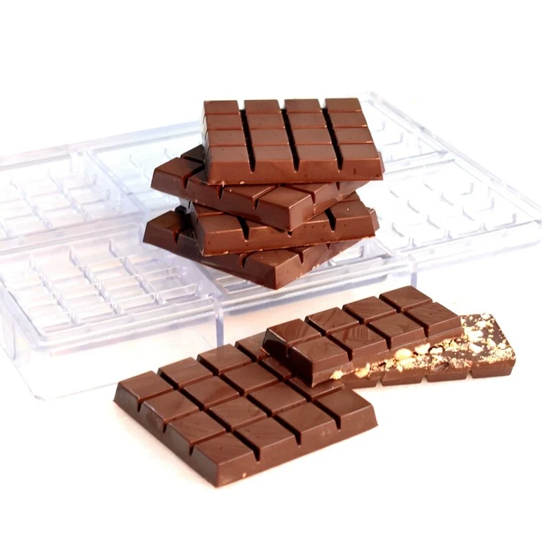 Moule Polycarbonate Chocolat - Tablettes