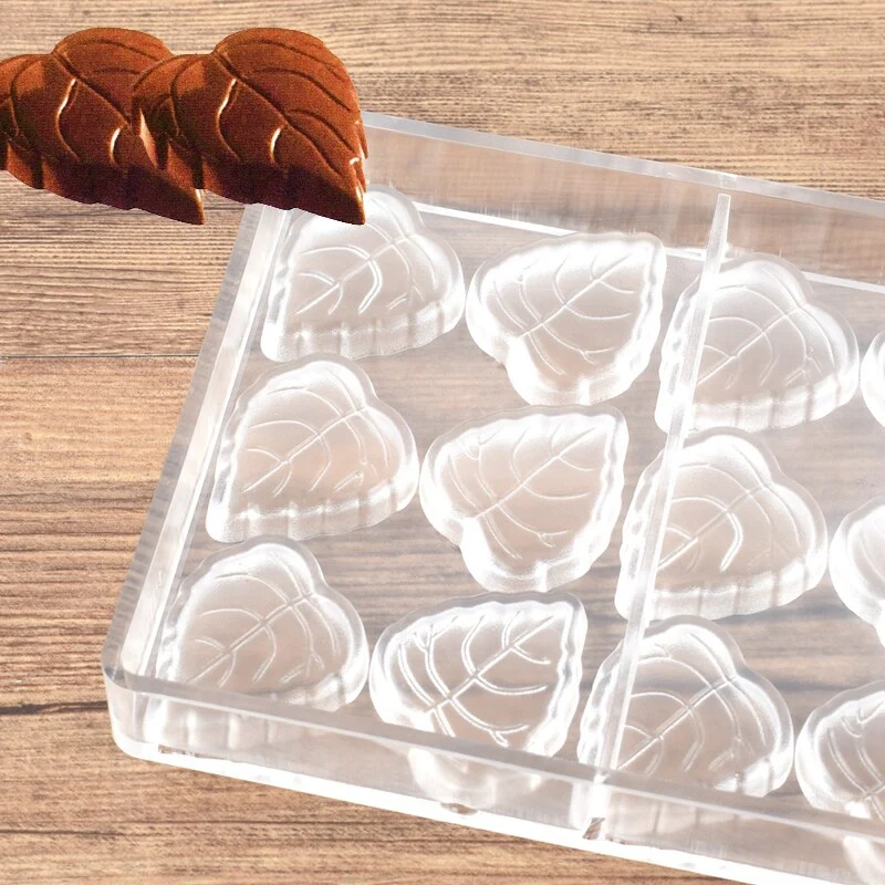 Moule Polycarbonate Chocolat - Feuilles