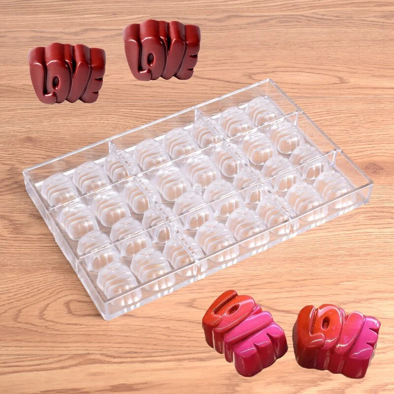 Moule Polycarbonate Chocolat - Love