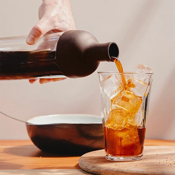 Bouteille pour café glacé - Marron - Hario