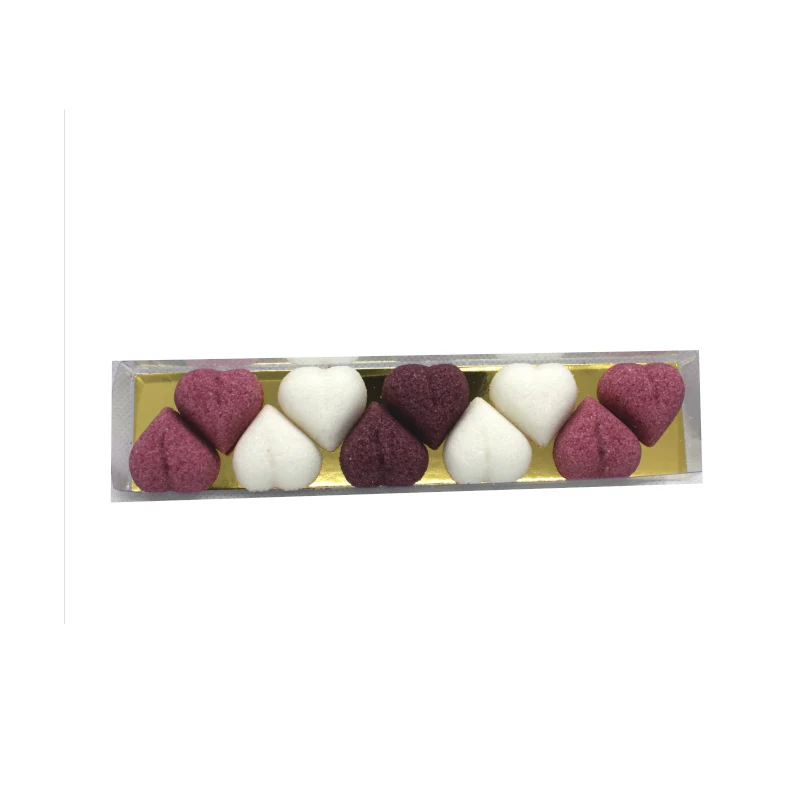 Boîte 10 sucres cœurs