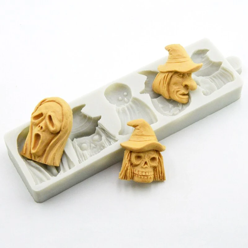 Moule Silicone Halloween - 5 Personnages