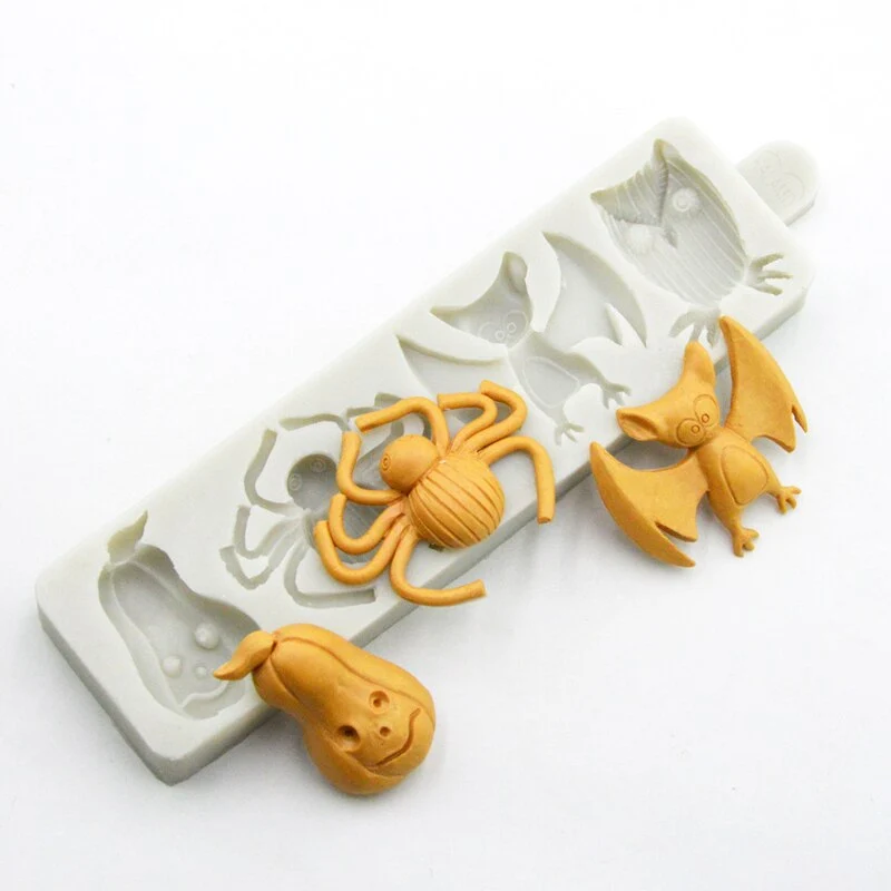 Moule Silicone Halloween - 4 Monstres