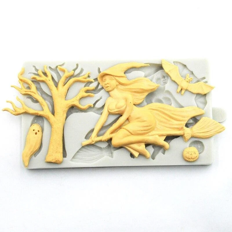 Moule Silicone Halloween - Sorcière des Bois