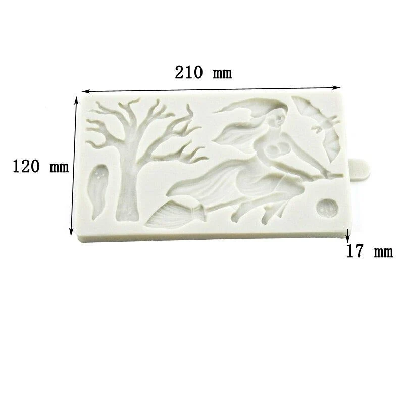 Moule Silicone Halloween - Sorcière des Bois