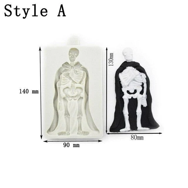 Moules Silicones Halloween - 7 Modèles