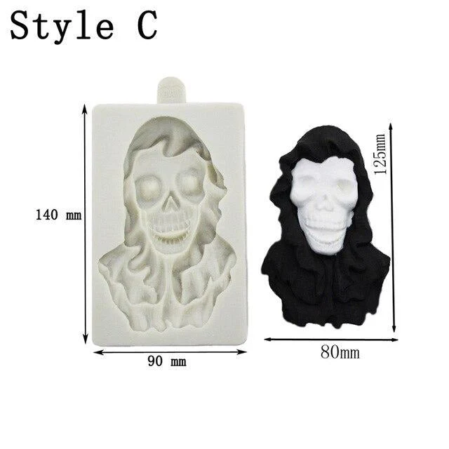 Moules Silicones Halloween - 7 Modèles