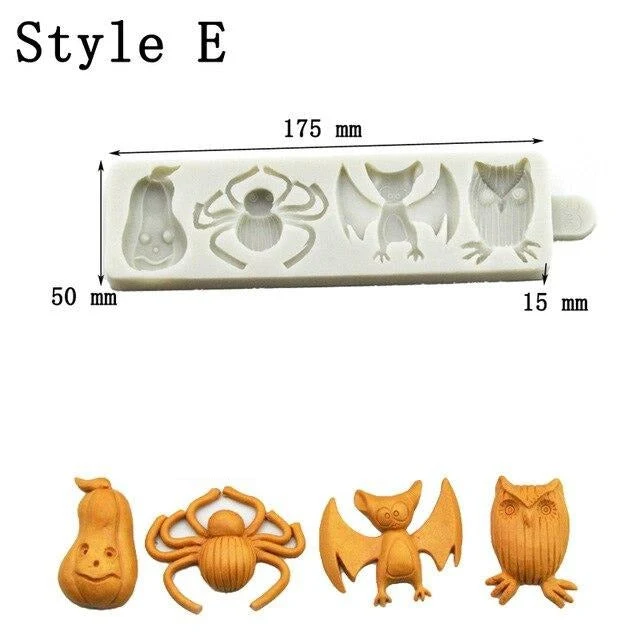 Moules Silicones Halloween - 7 Modèles