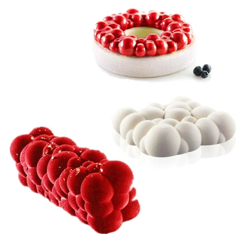 Lot de 3 Moules Silicone | Pâtisserie & Entremet