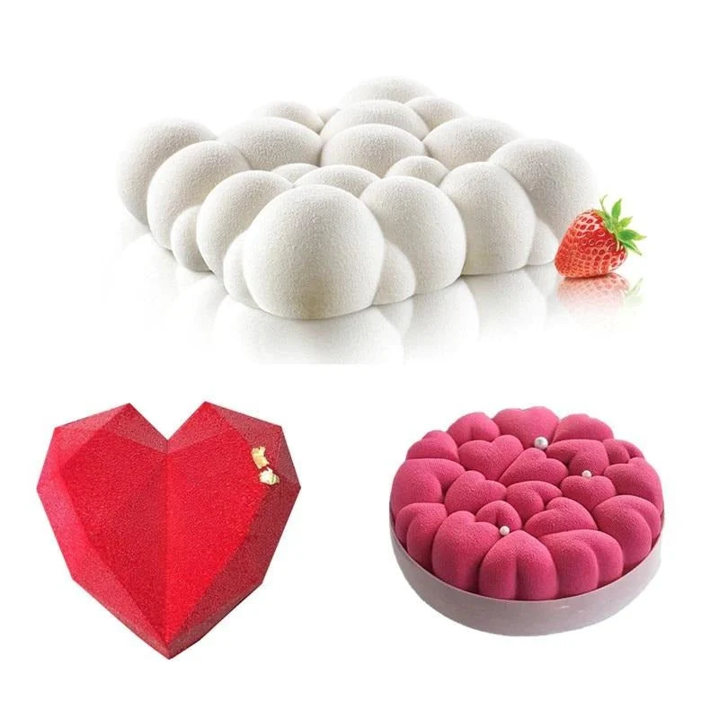 Lot de 3 Moules Silicone | Pâtisserie & Entremet