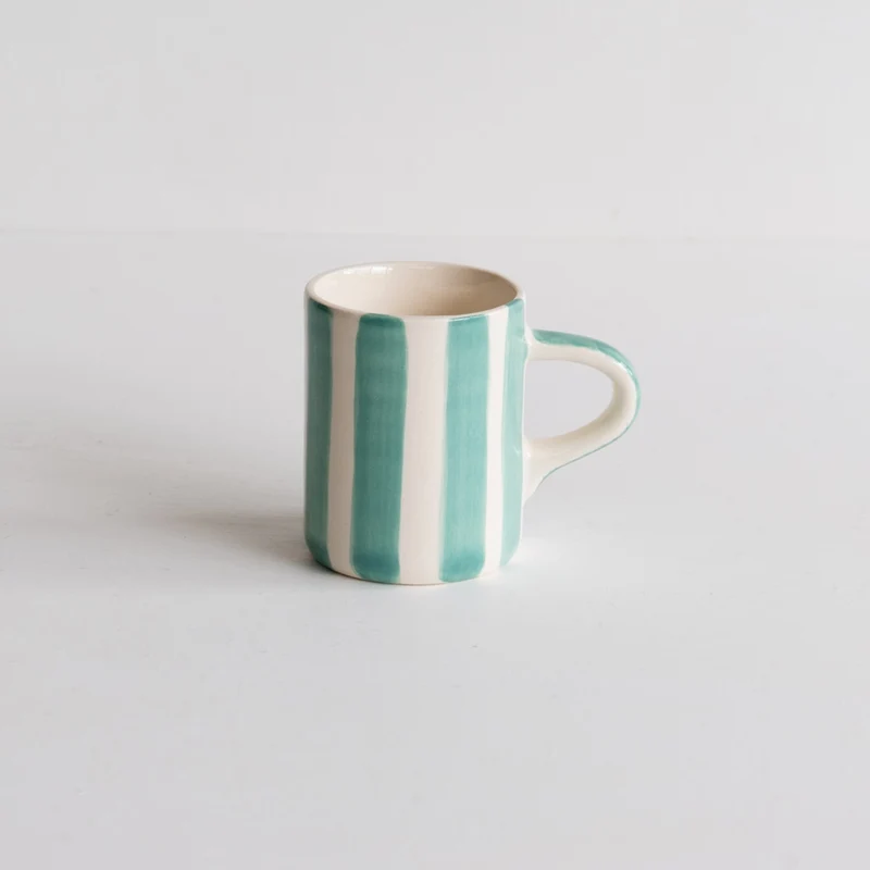 Tasse à expresso rayée Candy Stripe