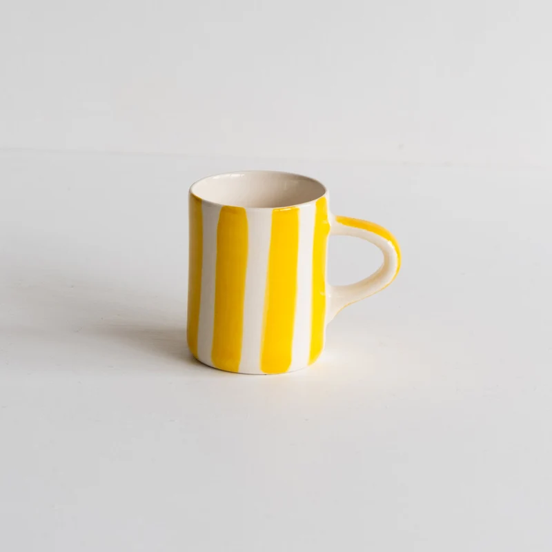 Tasse à expresso rayée Candy Stripe