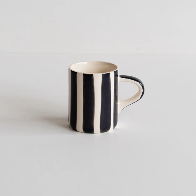 Tasse à expresso rayée Candy Stripe