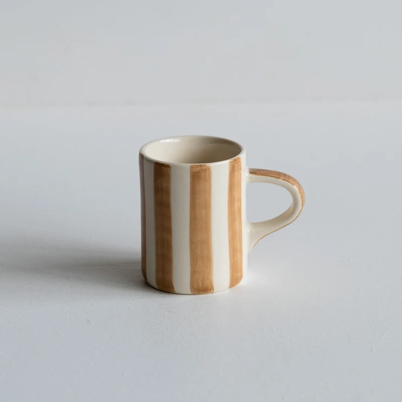 Tasse à expresso rayée Candy Stripe