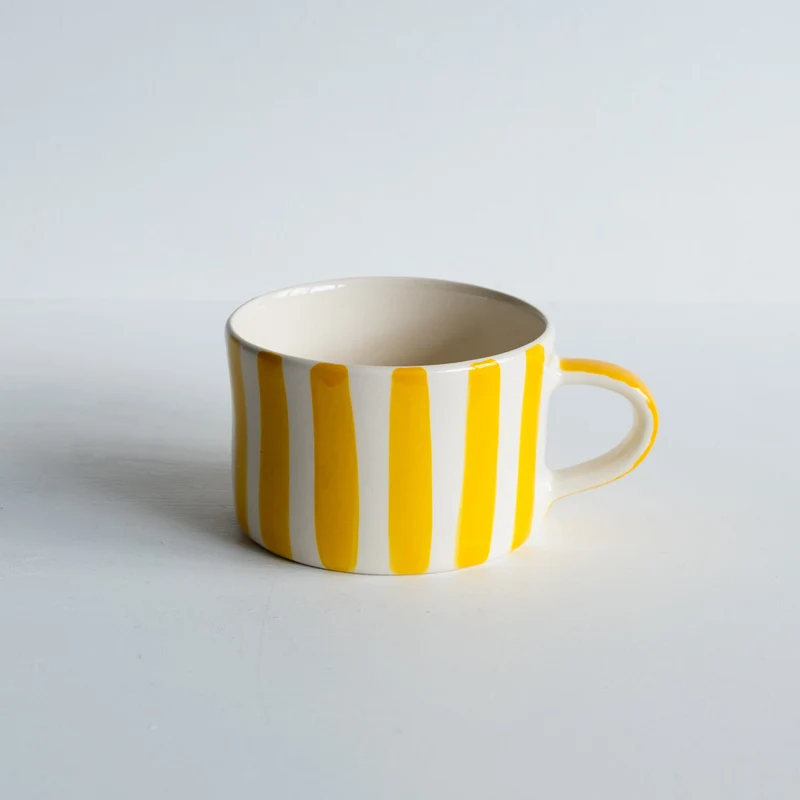 Tasse à déjeuner rayée Candy Stripe