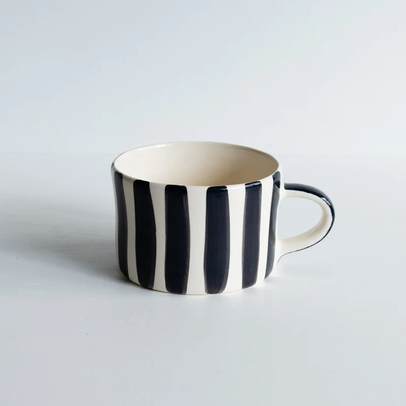 Tasse à déjeuner rayée Candy Stripe