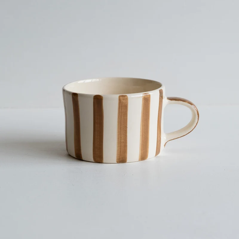 Tasse à déjeuner rayée Candy Stripe