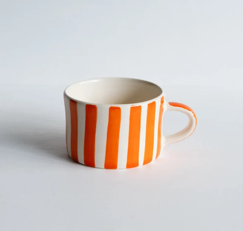 Tasse à déjeuner rayée Candy Stripe