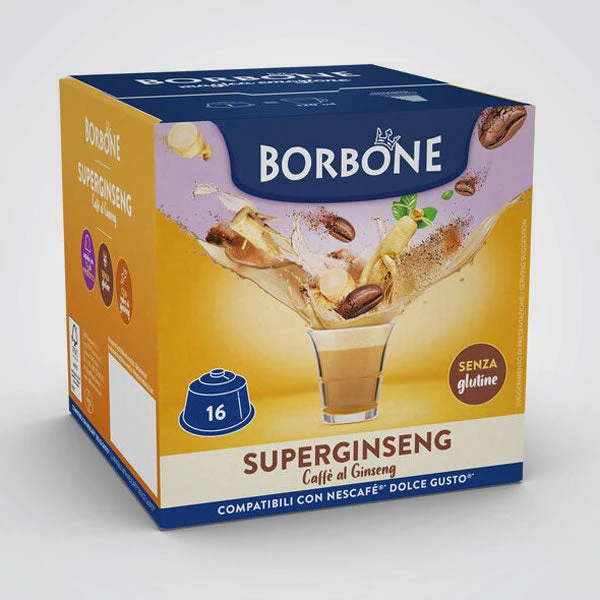 SuperGinseng capsule compatibili Nescafè Dolce Gusto16 capsule