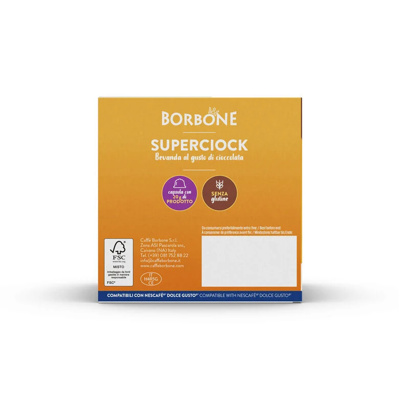 Superciok Dolce capsule compatibili Nescafè Dolce Gusto16 capsule
