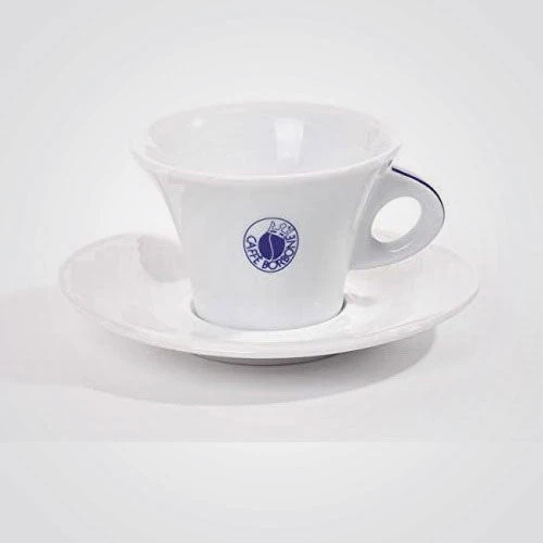 Tazze da cappuccino + piattino Caffè Borbone 6 pz