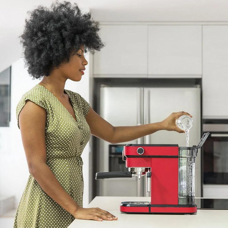 Cafetière Manuelle Express Cecotec Cafelizzia 790 Shiny Pro 1,2 L 20 bar 1350W Rouge 1,2 L