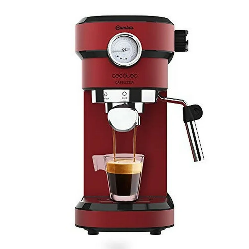 Cafetière Manuelle Express Cecotec Cafelizzia 790 Shiny Pro 1,2 L 20 bar 1350W Rouge 1,2 L