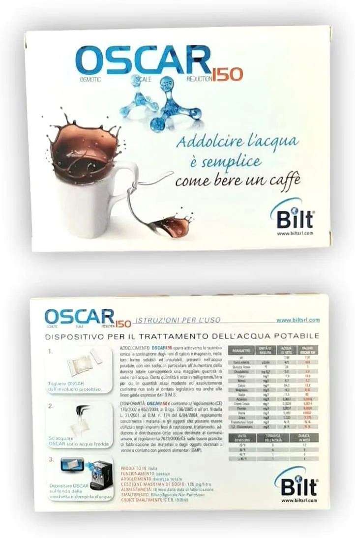 FILTRO ANTICALCARE UNIVERSALE BILT OSCAR 150 MACCHINE CAFFE