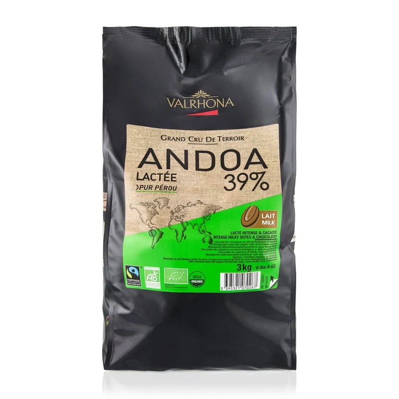 ANDOA Lactée 39% Valrhona 3KG | Chocolat