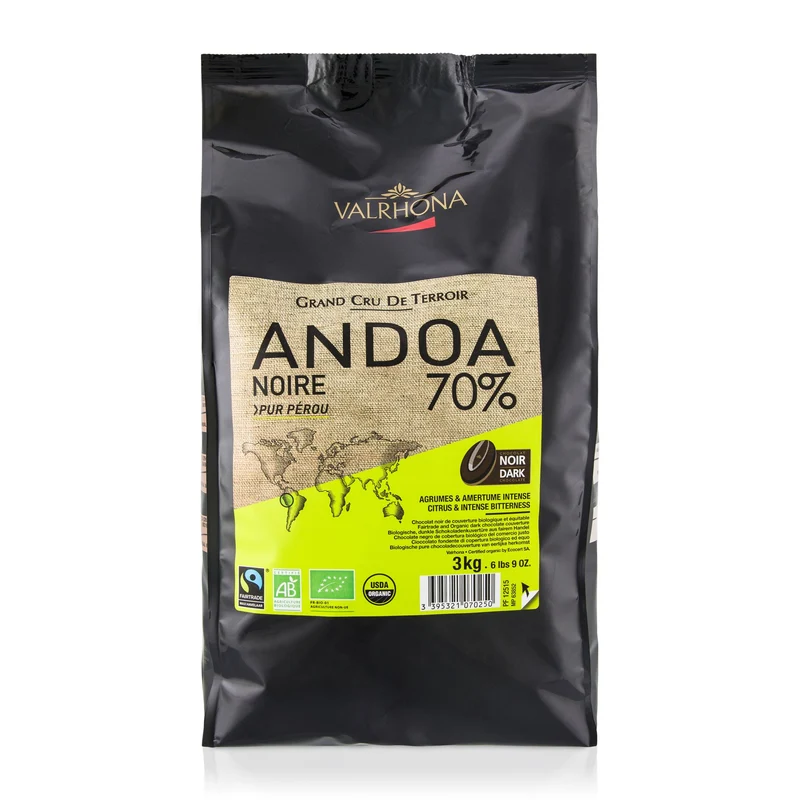ANDOA Noire 70% Valrhona 3KG | Chocolat