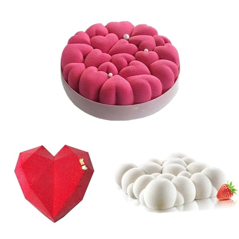 Lot de 3 Moules Silicone