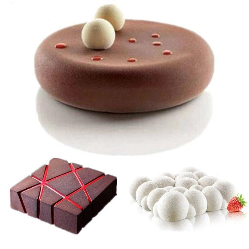 Lot de 3 Moules Silicone | Pâtisserie & Entremet