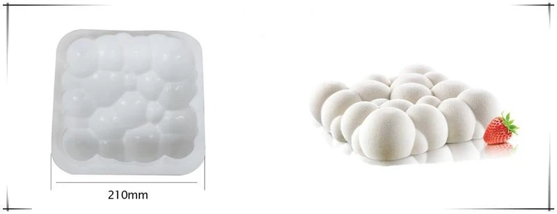 Lot de 3 Moules Silicone | Pâtisserie & Entremet
