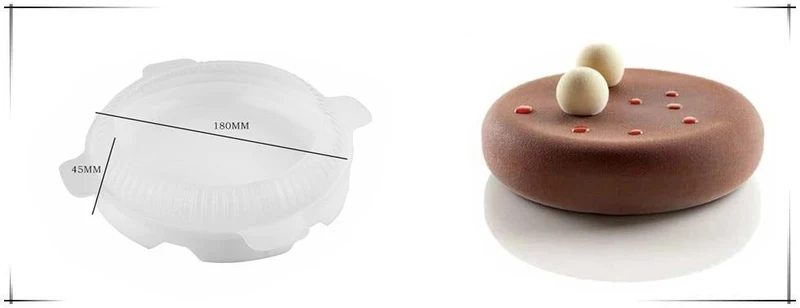 Lot de 3 Moules Silicone | Pâtisserie & Entremet