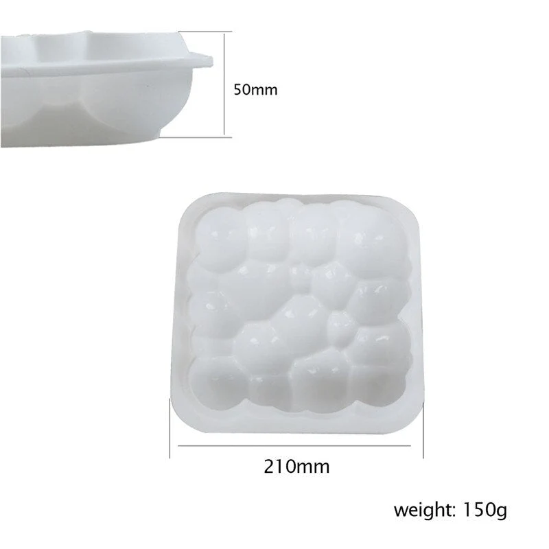 Lot de 3 Moules Silicone | Pâtisserie & Entremet
