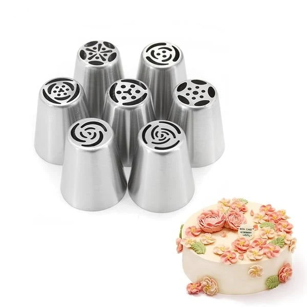 Kit de 7 Douilles Pâtissières Fleurs | Patisserie et Cuisine