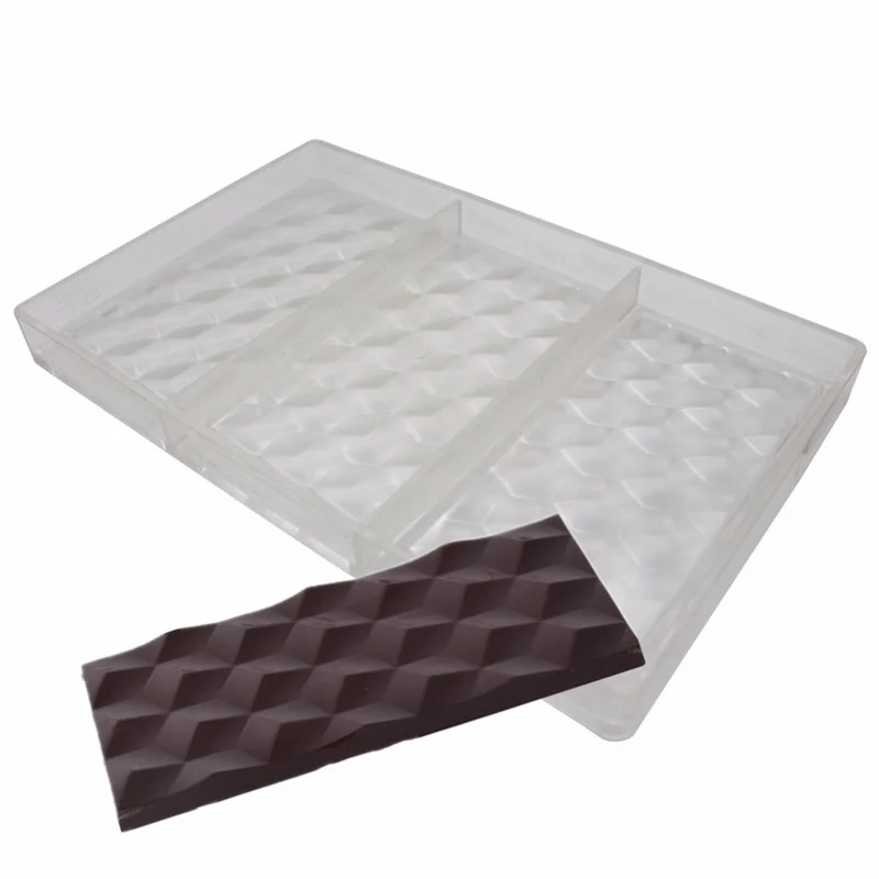 Moule Polycarbonate Chocolat - Tablette 3D