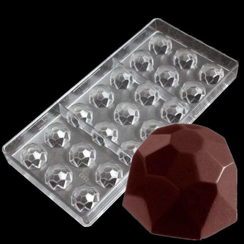 Moule Polycarbonate pour Chocolat - Diamant